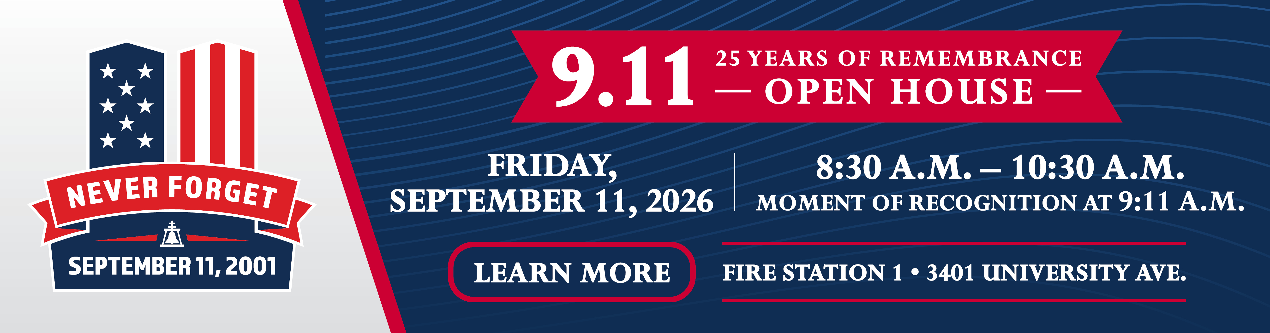 September 11th 25 years of Remembrance Web Slider