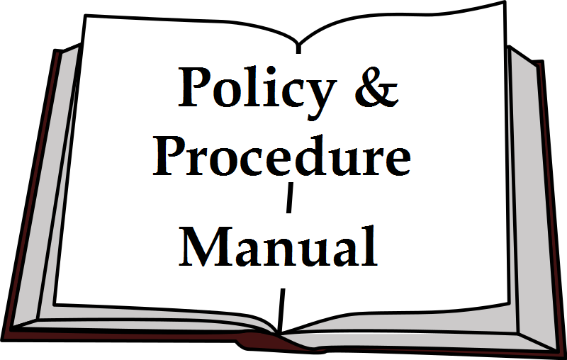 Policy and Procedure Manual clip art