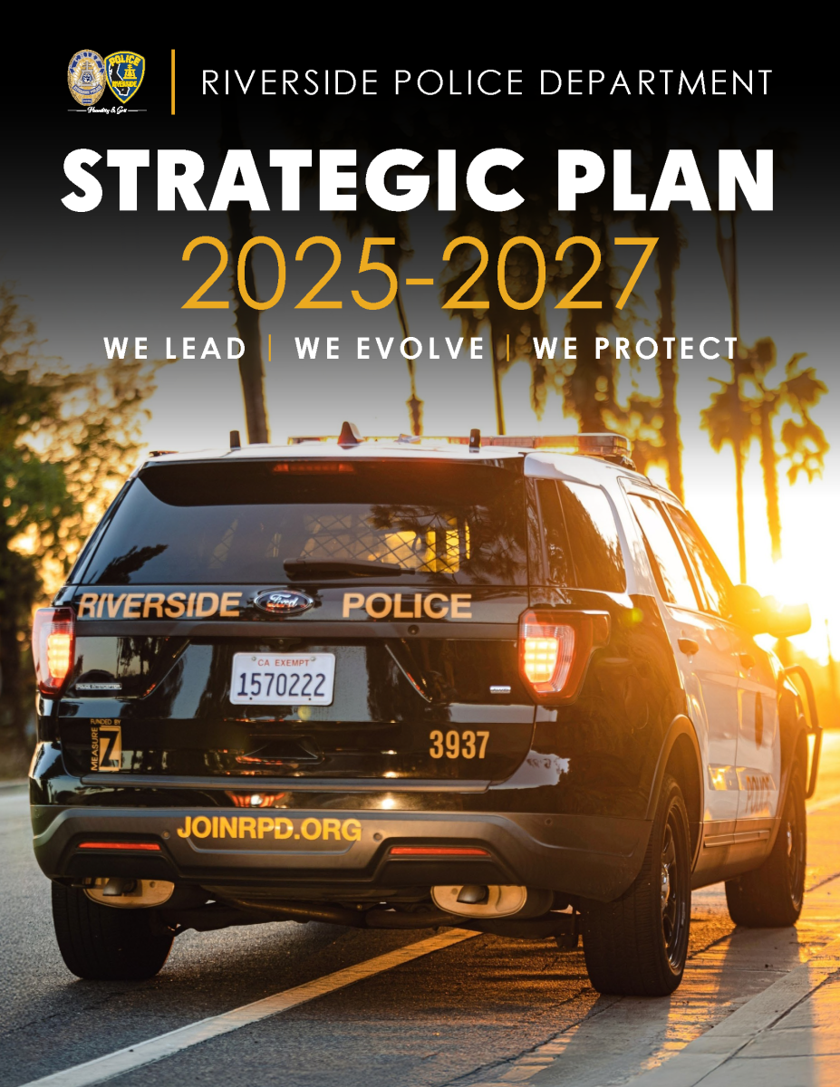 Riverside Police Department strategic plan 2025-2027