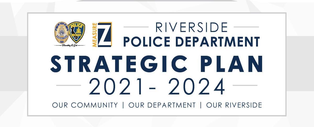 Riverside Police Department strategic plan 2021-2024