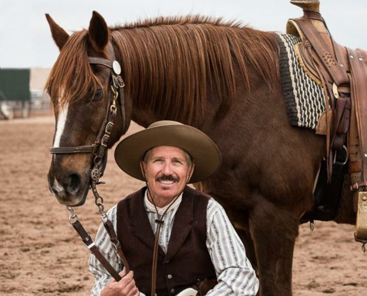 Greg Worley with his horse