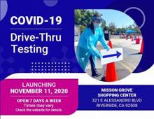 COVID-19 Drive Thru Testing 