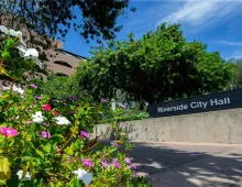 Outside of Riverside City Hall 