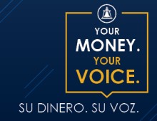 You Money. Your Voice Graphic